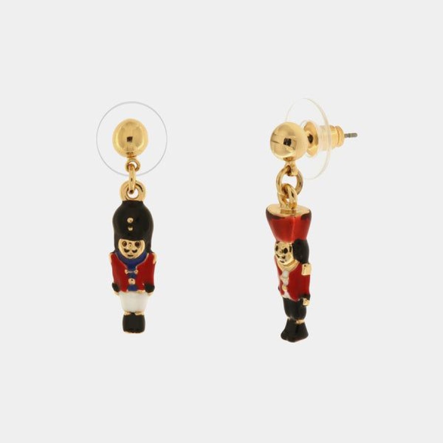 Jewelry BYS  | Metal Earrings With Nutcrackers