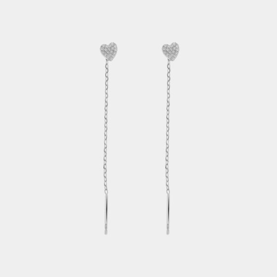 Jewelry BYSIMON  | 925 Silver Earrings With Heart